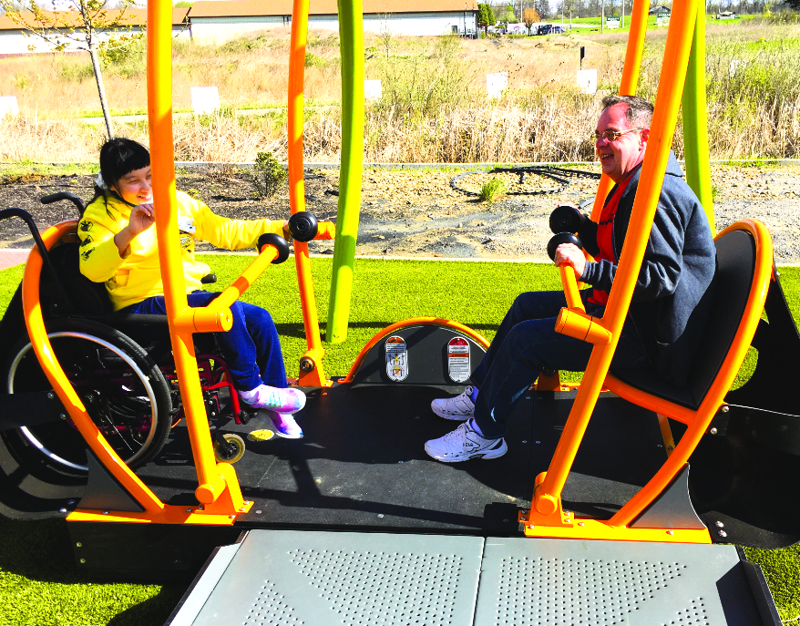 Now everyone can get in the swing at Valley playground | News, Sports, Jobs - Vimarsana News